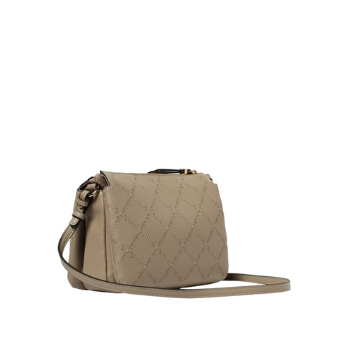 Borsa Donna a tracolla, con due scomparti interni e motivo monogram logo in rilievo